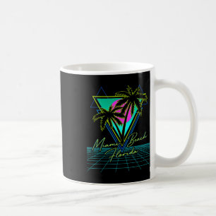 Caneca De Café Trip Retro 80s da Flórida de Miami Beach