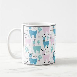 Caneca De Café Tripa de Cinza de Animais Vermelhos Azuis-Cor-de-A