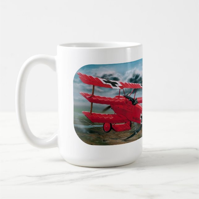 Caneca De Café Triplane da Primeira Guerra Mundial do Baron (Esquerda)