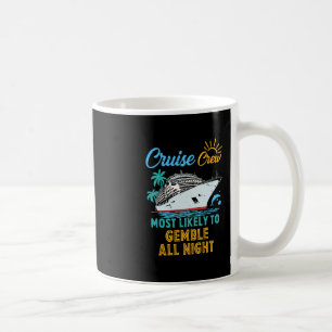 Caneca De Café Tripulação de Cruzeiro Familiar Divertida Mais Pro