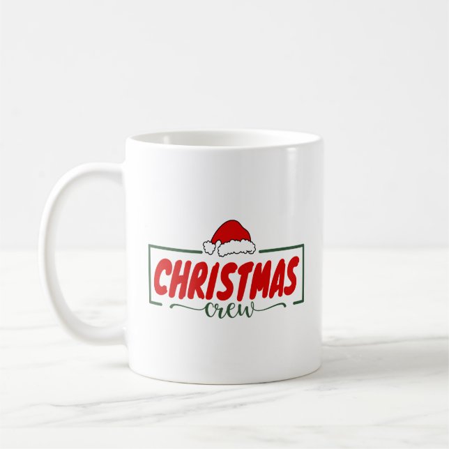 Caneca De Café Tripulação de Natal (Esquerda)