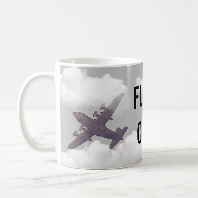 Caneca De Café Tripulação de voo C-130 (Esquerda)