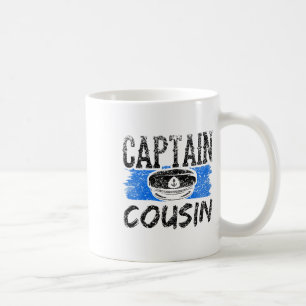 Caneca De Café Tripulação do Iate do Primo Capitão Barco Navio