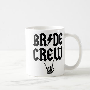 Caneca De Café Tripulação Noiva Rock N Roll Skeleton Halloween Ba
