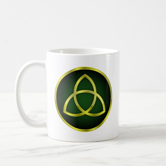 Caneca De Café Triquetra/Trinity Knot Mug (Esquerda)