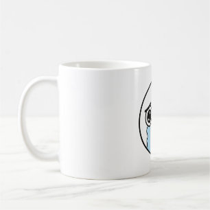 Caneca De Café Triste Rosto Chorando Emoji