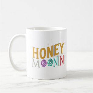 Caneca De Café TRIXIE Retro Tema dos Anos 70 Noiva em Lua de Mel