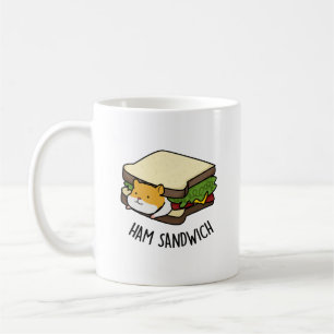 Caneca De Café Trocadilho de Hamster de Ham Sandwich