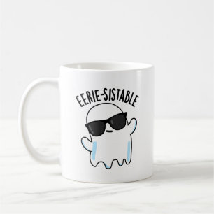 Caneca De Café Trocadilho Engraçado de Fantasma Sinistro 