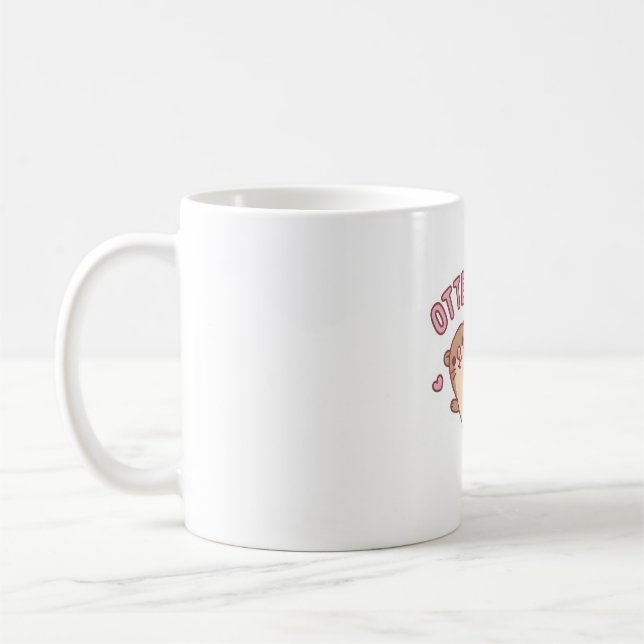 Caneca De Café Trocadilho Oterável com Fita (Esquerda)