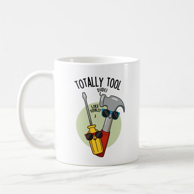 Caneca De Café Trocadilho Totalmente Ferramenta de Manoel  (Esquerda)