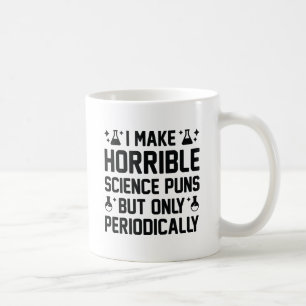 Caneca De Café Trocadilhos de Ciências Horríveis