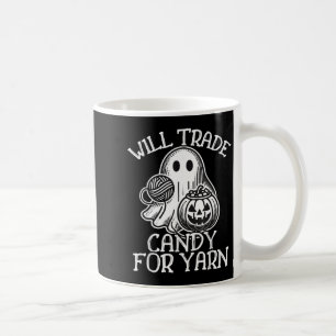Caneca De Café Trocar Bonbons Por Fio de Tricô Engraçado Crochê