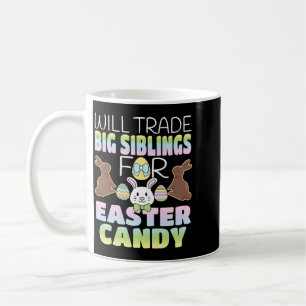 Caneca De Café Trocará Irmãos Mais Velhos Por Doces de Páscoa Cri