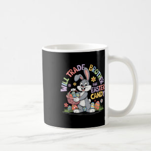 Caneca De Café Trocarei Irmão Por Doces De Páscoa Funny Toddler 