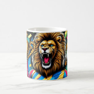 Caneca De Café Troféu de Futebol Campeão de Futebol Leão Vitória