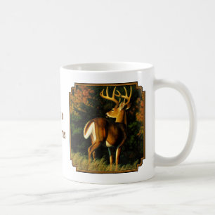 Caneca De Café Troféu Whitetail Deer Buck Hunting