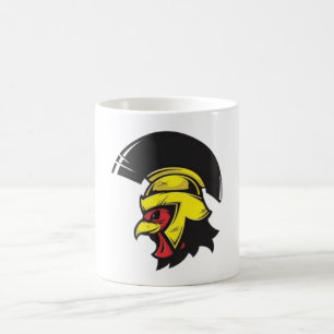 Caneca De Café Trojan Chicken Warrior