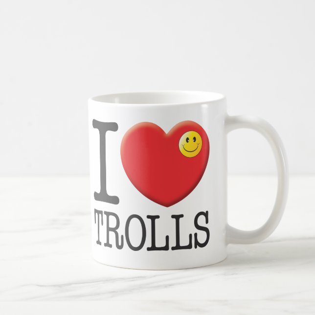 Caneca De Café Troll (Direita)