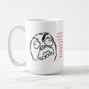 Caneca De Café Troll da raiva
