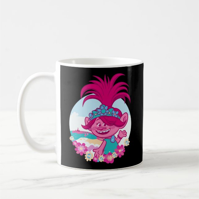 Caneca De Café Troll World Tour Poppy Land (Esquerda)