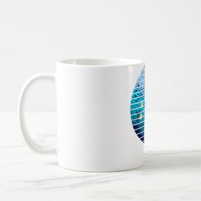 Caneca De Café Trolling For Lake Trout Marking Monsters (Esquerda)