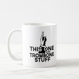 Caneca De Café Trombone - Música Engraçada Trombone
