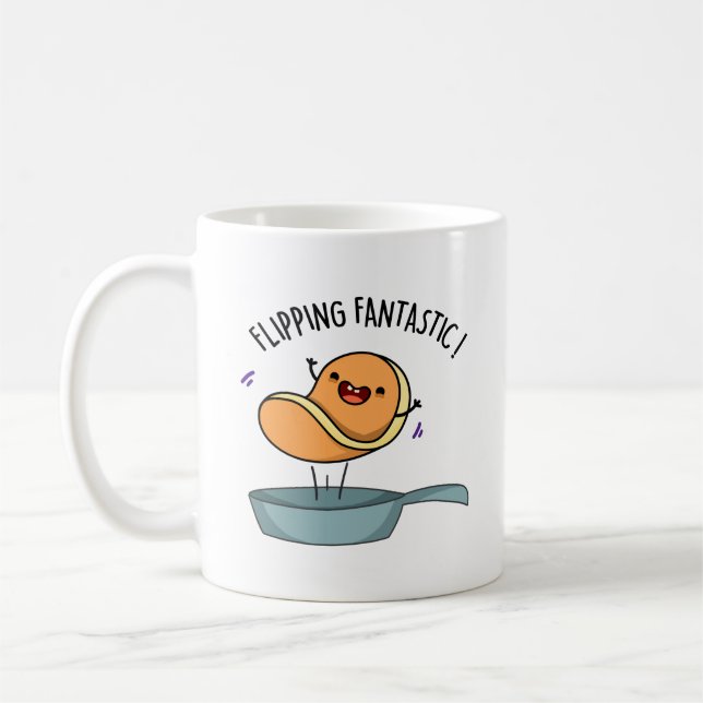 Caneca De Café Tromboso Fantástico Engraçado Pancake (Esquerda)
