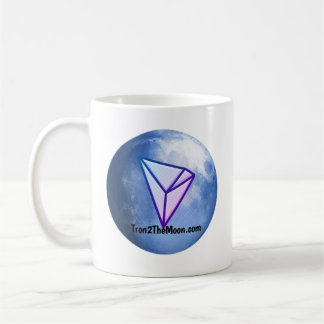 Caneca De Café Tron2The Moon Para Ventiladores De Criptomoeda Tro