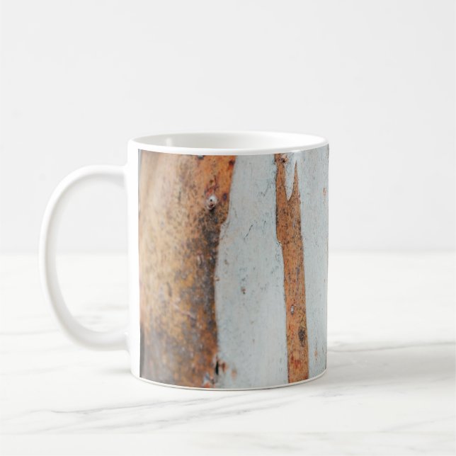 Caneca De Café Tronco da árvore marrom e cinza (Esquerda)