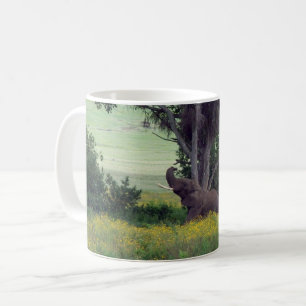 Caneca De Café Tronco para o Breeze - Elefante Ngorongoro
