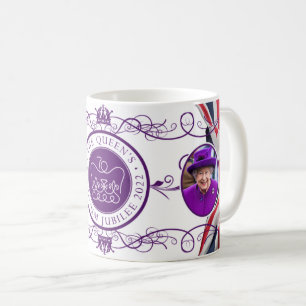 Caneca De Café Tropa comemorativa de 2022, Jubileu Platinum da Ra