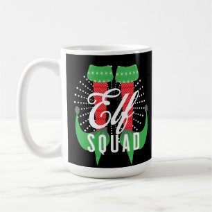 Caneca De Café Tropa dos Saltos de Elfo Férias de Natal