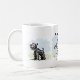 Caneca De Café Tropa Schnauzer Engraçado