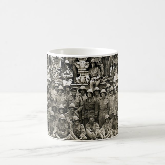 Caneca De Café Tropas 1915 do Império Britânico (Centro)