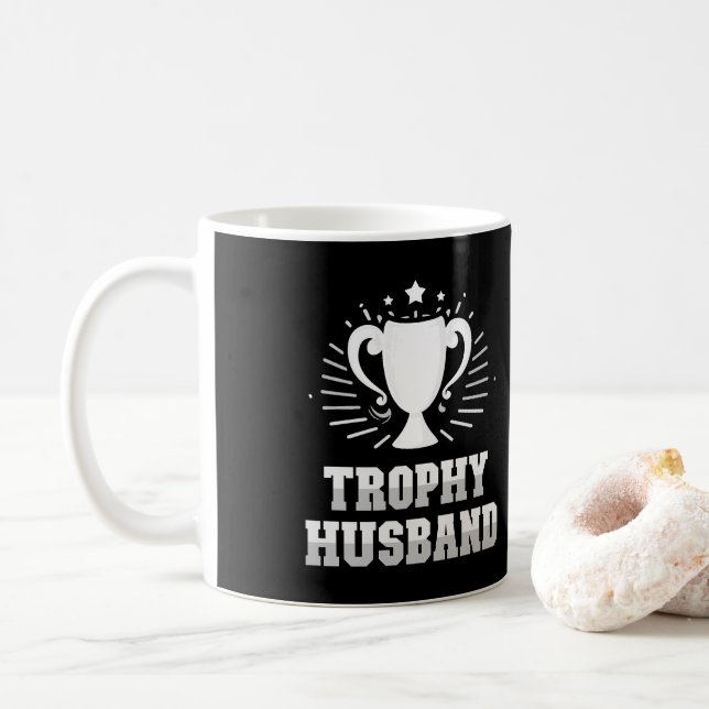 Caneca De Café Trophy Husband (Com Donut)