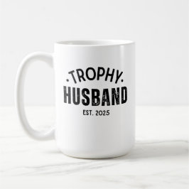 Caneca De Café Trophy Husband Mug: O presente perfeito para ele