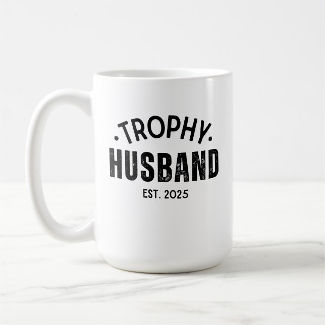 Caneca De Café Trophy Husband Mug: O presente perfeito para ele (Esquerda)