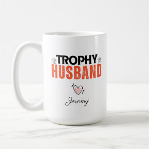 Caneca De Café Trophy Husband Mug: O presente perfeito para ele