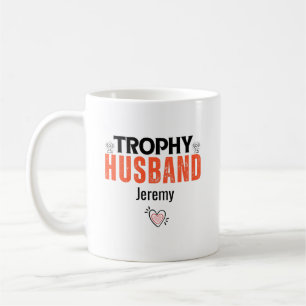 Caneca De Café Trophy Husband Mug: O presente perfeito para ele