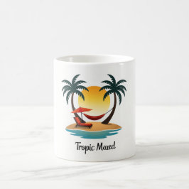 Caneca De Café Tropic Mood Sunset Hammock Mug