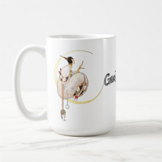 Caneca De Café Tropical dreamlike conceptual collage