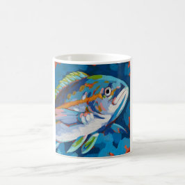 Caneca De Café Tropical Fish Painting - Beach Home Decor