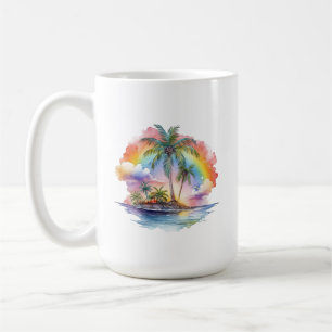 Caneca De Café Tropical Island Mug