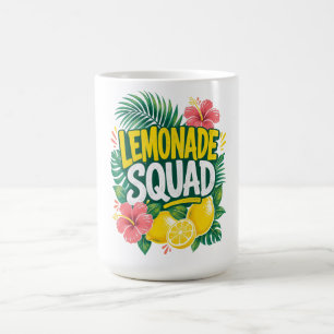 Caneca De Café Tropical Lemonade Squad Verão