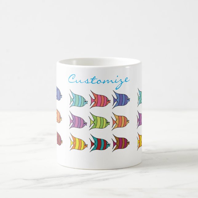 Caneca De Café Tropical Peixe Tropical Thunder_Cove multicolor (Centro)