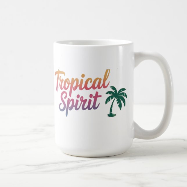 Caneca De Café Tropical spirit (Direita)