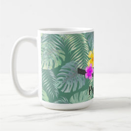 Caneca De Café Tropical Toucan Pura Vida