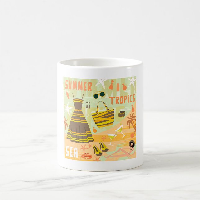 Caneca De Café Trópicos de Verão (Criador carregado)