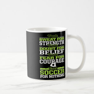 Caneca De Café Troque Futebol Por Nada Inspirador